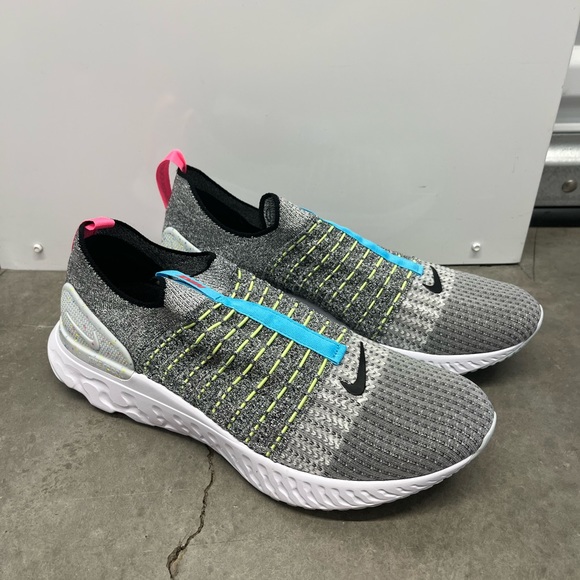Nike React Phantom Run Flyknit 2 Grey - Picture 8 of 11